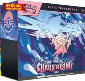 Pokémon TCG: Mega Evolution—Chaos Rising Elite Trainer Box (1 Full-Art Promo Card