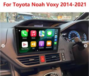 10 inch Car Radio for Toyota CarPlay Head Unit Android 14 GPS Navigation WiFi Bluetooth FM SWC Backup Camera 2+64G