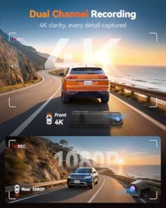 4K+1080P Rear View Camera