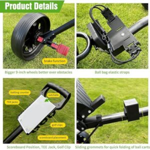 Foot Brake & Scoreboard Holder for Golf Bag