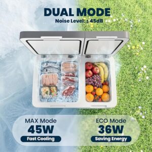 Portable Electric Cool Box with Foldable Handle