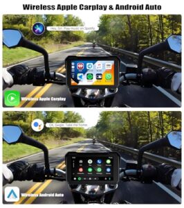5" Waterproof Touch Screen Car Stereo for Motorbike Moto