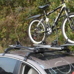 Anti-Theft Luggage Carrier for Vehicles with Raised Roof Rails