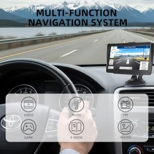 HD GPS Navigation System with UK & Europe Maps 2026