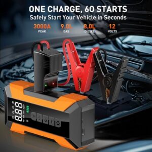 12V Car Battery Booster Jump Starter