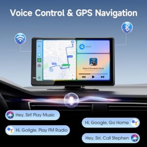 Wireless Car Play with Voice Control & Mirror Link