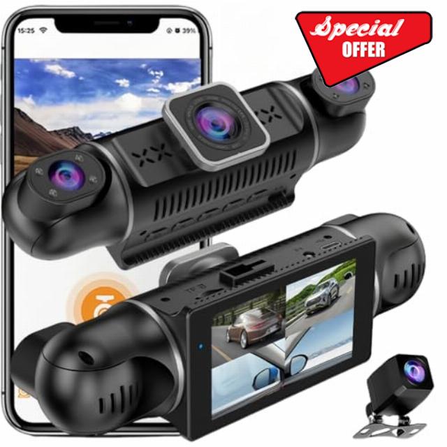 Zengest 4 Channel Dash Cam 360° View