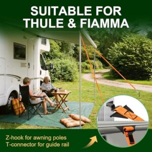 Complete Set with 37CM Upgraded Ground Anchors and Springs