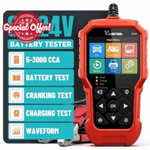 VDIAGTOOL BT500 Car Battery Tester 6V 12V 24V