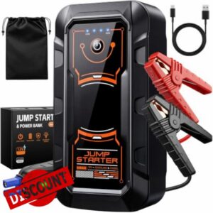 6000A Sodium-Ion Jump Starter Power Pack