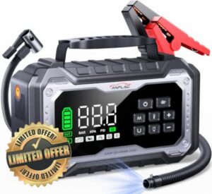 8000A Jump Starter Power Pack with Air Compressor 160PSI & Blower