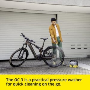 battery-powered low-pressure washer for gentle mobile cleaning.