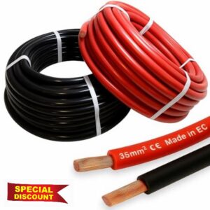 MKGT Hi-Flex 35mm² 240 Amp 2 AWG Automotive Starter/Inverter/Welding/Battery PVC Cable Wire (Red