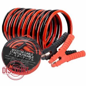 Voilamart Jump Leads Heavy Duty Car Battery Jump Leads 2000AMP 6M Booster Cables Jumper Cable for Petrol Diesel Car Van Truck (Includes Zipped Carry Bag with Handle) | Producing from OFHC; PVC-sheathed