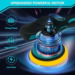 8 Variable Speed Car Polisher for Detailing/Waxing/Polishing...(Battery Not Include)