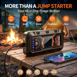 Jump leads & LED light
