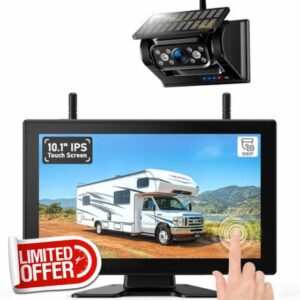 10.1" Solar Wireless Reversing Camera Kit