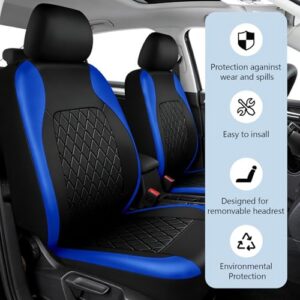 Soft & Breathable Car Seat & Headrest Covers with Airbag Compatible