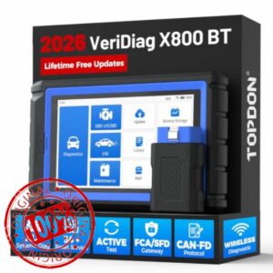 TOPDON Upgraded VeriDiag X800 BT OBD2 Scanner