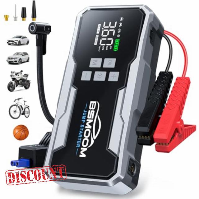 7000A Jump Starter with Air Compressor