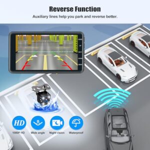 Dual Cameras Dashcam for Cars with Loop Recording