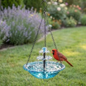 Attracts Hummingbirds and Wild Birds Decor (Gray)