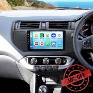 Android 14 Car Stereo for Kia Rio 2011 2012 2013-2015 with CarPlay Wireless Android Auto Head Unit 2 Din Car Radio 9 Inch HD Touch Screen GPS WiFi FM RDS Bluetooth SWC Mirror Link Backup Camera