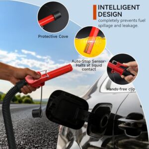 51'' Hose 4 Can Adapters Fast and Safe Portable Power Battery Fuel Pump for Oil