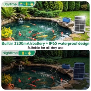 3 Modes Solar Pond Oxygenator