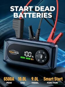 Car Battery Booster Jump Starter for 9L Gas/8L Diesel