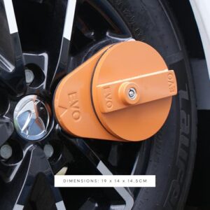 Compact Anti-Theft Tyre Lock with Keyed Lock