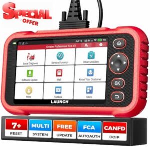 LAUNCH OBD2 Scanner CRP123E V3.0 Car Diagnostic Tool Engine ABS SRS Transmission OBD Scanner with 7 Reset Service Oil/EPB/SAS/BMS/Throttle/Battery Reset