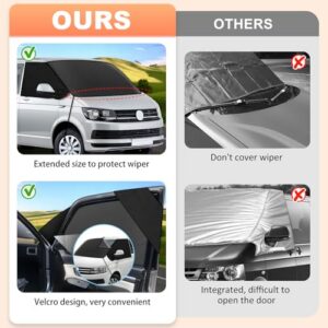 600D Oxford Cloth Waterproof Windscreen Sunshield Cover