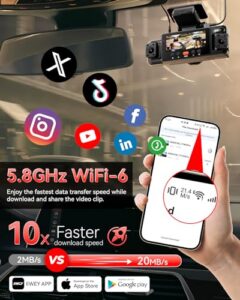 FHD Front & Rear Side Dash Cam for Car