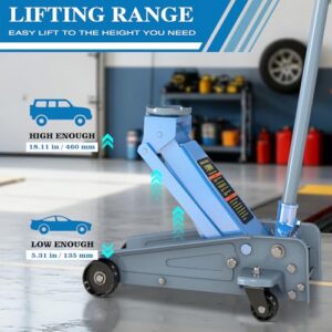Carbon Steel with Wheels car Jack