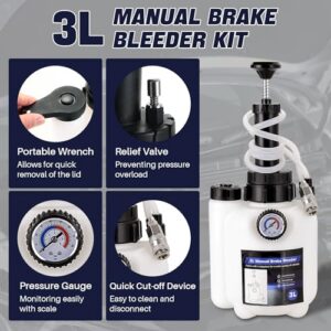 Ideal for Brake and Clutch Maintenance on Most Vehicles