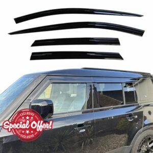 Auto Clover Wind Deflectors for Land Rover Defender 110/130 2020+ (4 pieces)