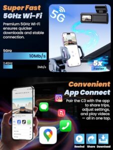 Dual Dashcam with 64GB Card