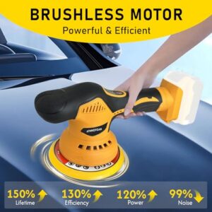 6 Variable Speed 5500RPM Car Polishing Kit for Car Detailing Polishing Waxing (No Battery)