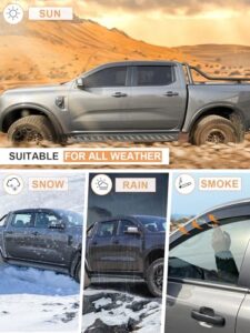 Home & Office | Rain Guards & Privacy Glass Protector w Tools