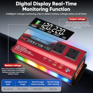 LED Scrolling Light & HD Digital Display