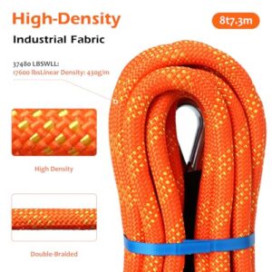 000lbs) with D-Shackle & Spacer - Off-Road Recovery Strap for Cars