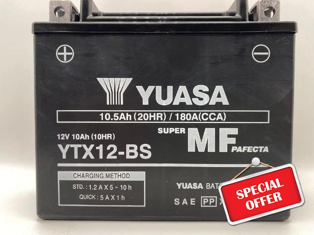 Yuasa Battery YTX12-BS Replacement Battery for Kymco Grand Dink G-Dink 125 2012-2015