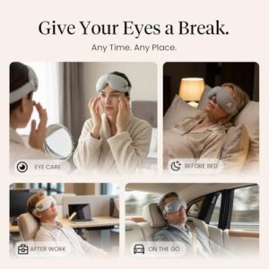 Heated Eye Massager for Sleeping Aid