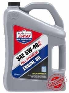 Lucas Oil Synthetic 5W-40 A3/B4 Engine Oil - 5 Litre