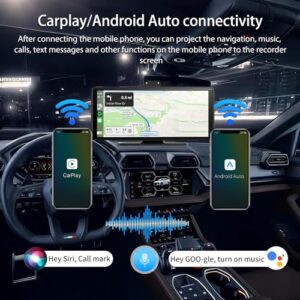 HD 2025 Car Play Android Auto Screen with Bluetooth/GPS/Mirror Link/64G TF/AUX