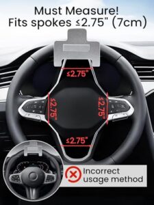 Wheel Spoke Width ≤2.75in