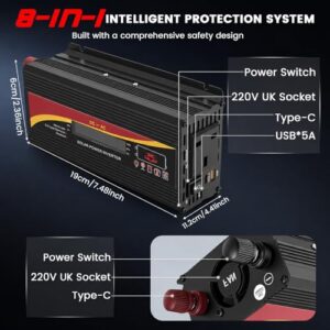 LED Display & USB Ports for Camping