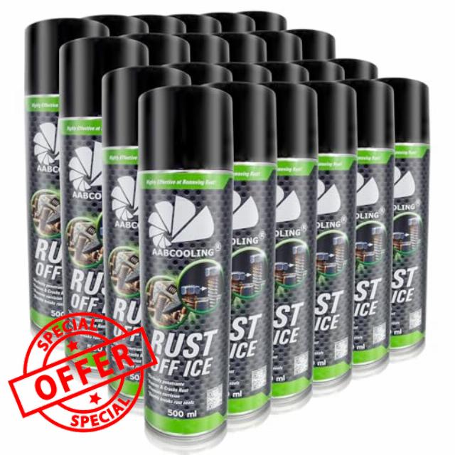 AABCOOLING Rust Off Ice 24x 500ml – All-in-One Rust Converter and Prevention
