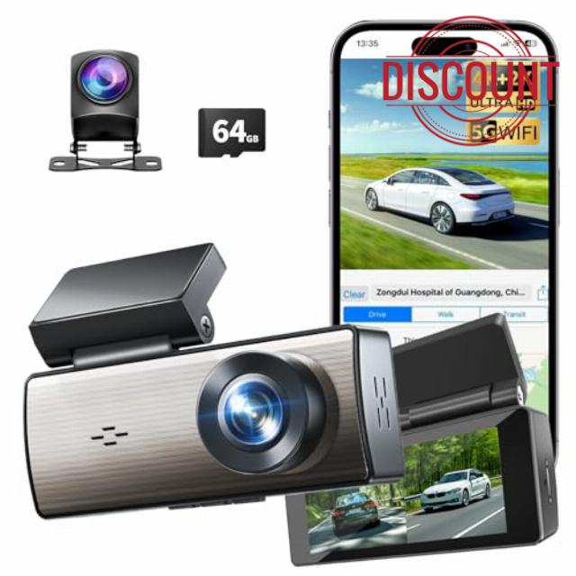 Missun Dash Cam Front and Rear